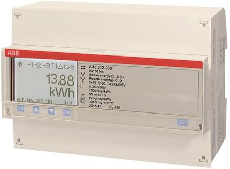 ABB 2CMA100112R1000 Electricty meter A43 312-200