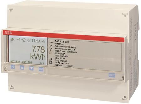 ABB 2CMA100115R1000 Electricty meter A43 412-200