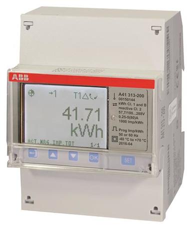 ABB 2CMA100087R1000 Electricty meter A41 313-200