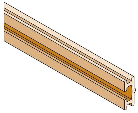 ABB 1STQ007418A0000 shaped copper busbar in 400A l=1750mm