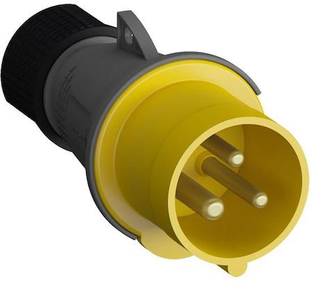ABB 2CMA101946R1000 Industrial Plugs, 2P+E, 16A, 100 … 130 V