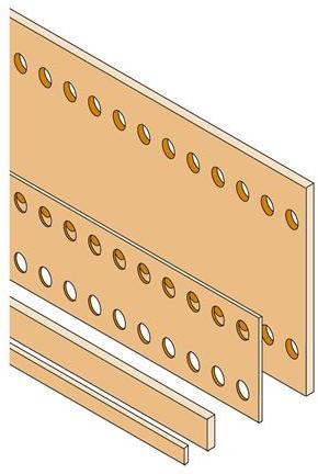 ABB 1STQ007410A0000 flat copper busbar 40x10 l=1750mm