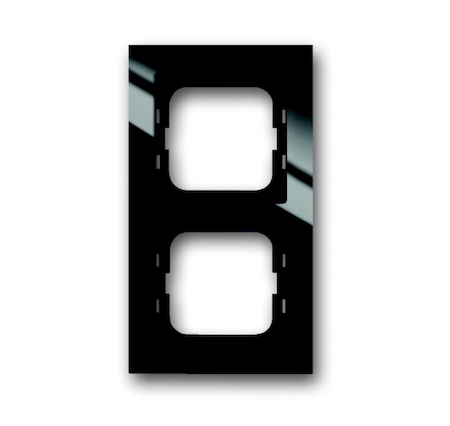 ABB 1754-0-4410 Рамка 2-постовая, серия axcent, цвет чёрный