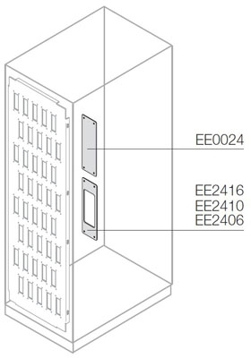 ABB EE2416 Плата для установки коннекторов 16 полюсов(5 шт)