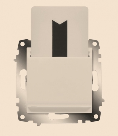 ABB 619-011400-291 Cosmo Титаниум Выключатель карточный оптический
