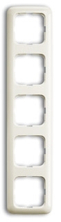 ABB 1725-0-1467 Рамка 5-постовая, серия Busch-Duro 2000 SI, цвет слоновая кость