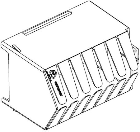 ABB 1SEP408498R0001 Кабельная крышка XR2/3