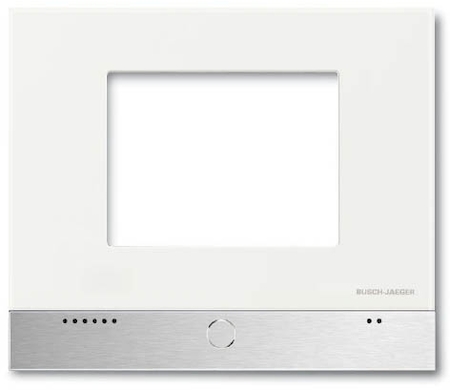 ABB 6136-0-0196 6136/15-500 Рамка декоративная для панели SmartTouch, белое глянцевое стекло