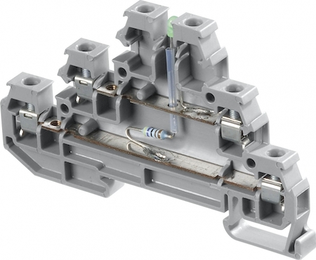 ABB 1SNA115536R0400 Клемма D2,5/6.DAL1 винт 2.5мм.кв. с LED