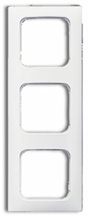 ABB 1725-0-1496 Рамка 3-постовая для кабель-каналов, серия Reflex SI, альпийский белый