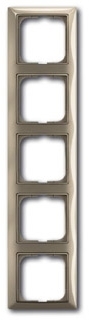 ABB 1725-0-1530 Рамка 5-постовая, серия Basic 55, цвет maison-beige