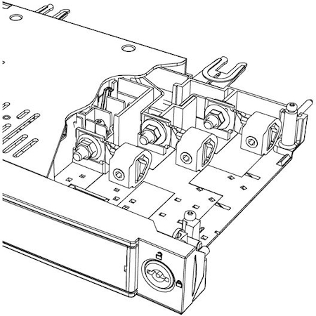 ABB 1SEP408499R0001 Кабельные зажимы для XR00 10-95мм (набор 3шт)