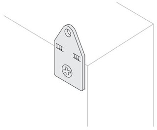 ABB AA1206 Петли монтажные для шкафов SR (1упак=4шт)