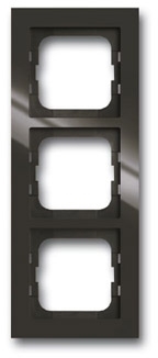 ABB 1754-0-4493 Рамка 3-постовая, серия axcent, цвет château-black