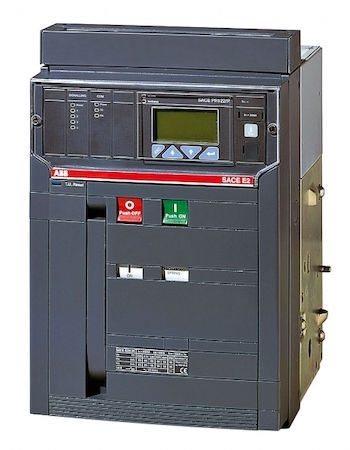 ABB 1SDA055793R4 Выключатель автоматический стационарный E2B 1600 PR121/P-LSI In=1600A 3p F HR в исполнении на 1150V AC