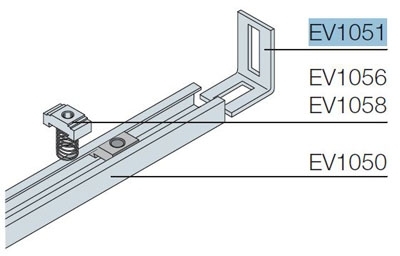 ABB EV1051 Кронштейн для монтажа EV1050 (25шт)