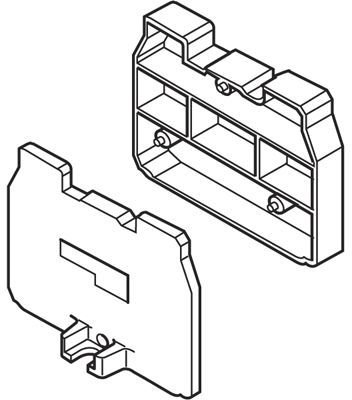 ABB 1SNA290282R0200 Изолятор FEDB.L Торц. для DB2,5/...L