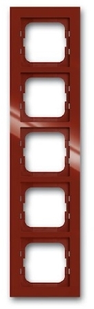 ABB 1754-0-4480 Рамка 5-постовая, серия axcent, цвет foyer-red