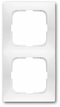 ABB 1725-0-1475 Рамка 2-постовая, серия spring, цвет альпийский белый