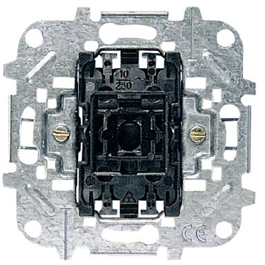 ABB 8101 Механизм 1-клавишного выключателя, 1-полюсного, 10А/250В