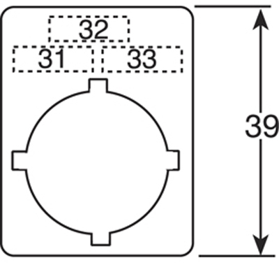 ABB SK615562-82 Шильдик с надписью <-- O -->