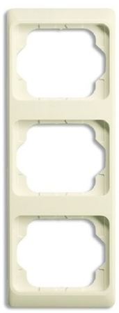 ABB 1754-0-3872 Рамка 3-постовая, вертикальная, серия alpha exclusive, цвет слоновая кость