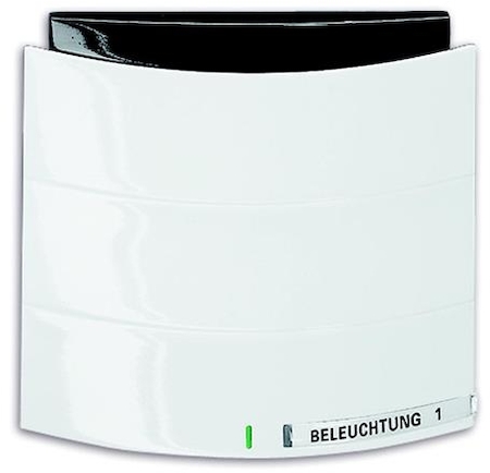 ABB 6320-0-0004 6320/10-24G-500 Сенсор 1/2-клавишный с ИК-приемником, triton, альпийский белый
