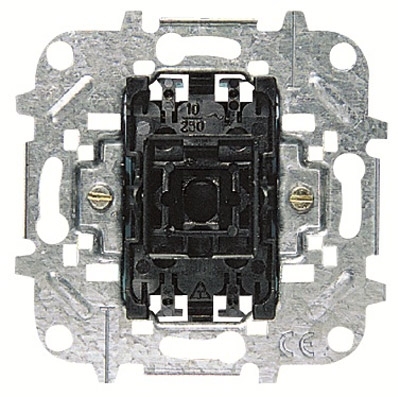 ABB 8101.2 Механизм 1-клавишного выключателя, 2-полюсного, 10А/250В