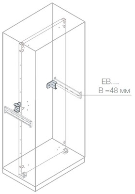 ABB EA2115 Комплект для соединения стандартных монт.плат