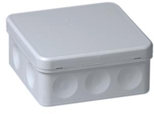 ABB AP10/G Коробка разветвительная, квадратная, 104х104 мм IP 55, серая