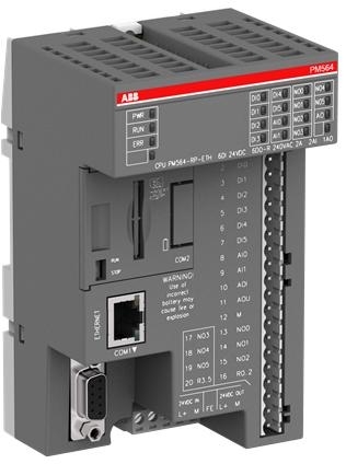 ABB 1TNE968900R1200 Контроллер AC500-eCo, 128 кБ, 6DI/6DO-реле/2AI/1AO, =24В, PM564-R