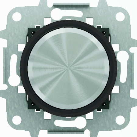 ABB 8660.2 CN Механизм электронного поворотного светорегулятора для LED, 2 - 100 Вт, серия SKY Moon, кольцо "чёрно