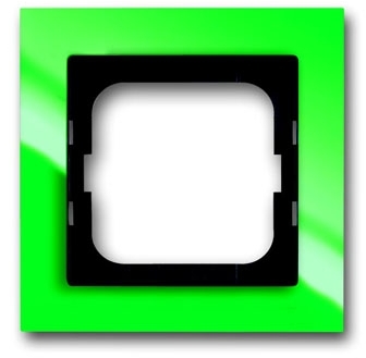 ABB 1754-0-4337 Рамка 1-постовая, серия axcent, цвет зелёный