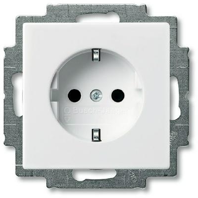 ABB 2011-0-3855 Розетка SCHUKO, альпийский белый