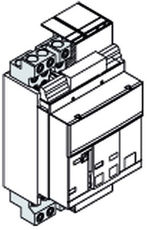 ABB 1SDA073998R1 Комплект силовых выводов стационарного выключателя FC CuAl 4x240 на верхние выводы E1.2 F 4шт (устанавливаются на заводе)