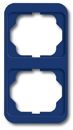 ABB 1754-0-2775 Рамка 2-постовая, вертикальная, серия alpha nea, цвет синий
