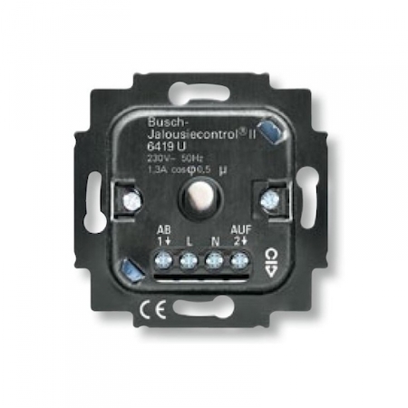 ABB 6410-0-0390 Механизм управления жалюзи 6419 U электронный с памятью, для ручного и автоматического управления с таймером