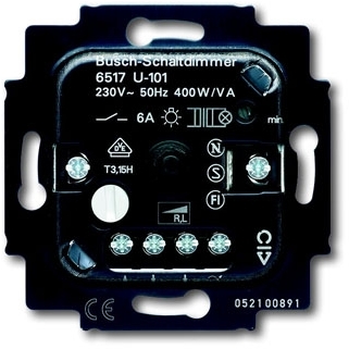ABB 6515-0-0840 Механизм светорегулятора для ламп накаливания, 60-600 Вт/ВА