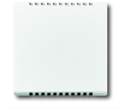 ABB 6599-0-2835 Плата центральная (накладка) для усилителя мощности светорегулятора 6594 U, KNX-ТР 6134/10 и цоколя 6930/01, серия solo/future, цвет davos/альпийский белый