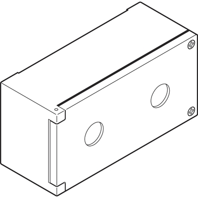 ABB SK616702-AA ENCLOSURE 2-POS#KEM2-0