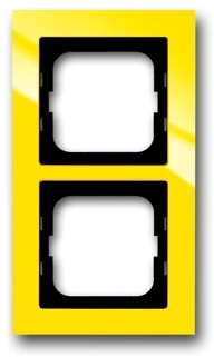 ABB 1754-0-4335 Рамка 2-постовая, серия axcent, цвет жёлтый