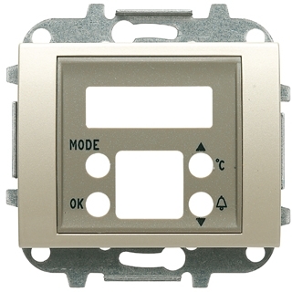 ABB 8449.5 BL Накладка для механизма электронного будильника-термометра 8149.5, серия OLAS, цвет белый жасмин