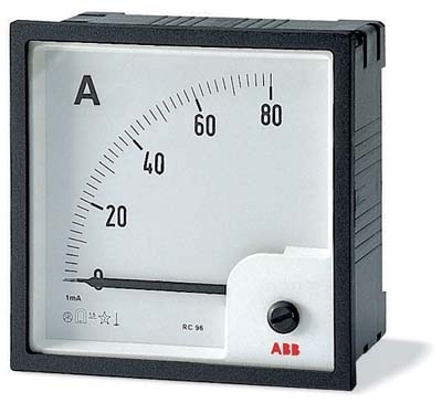 ABB 16075068 Амперметр пост.тока без шкалы AMT2-A2/96,вкл. через шунт 60 мВ
