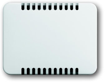 ABB 6599-0-1557 Плата центральная (накладка) для усилителя мощности светорегулятора 6594 U, KNX-ТР 6134/10 и цоколя 6930/01, серия alpha nea, цвет белый матовый