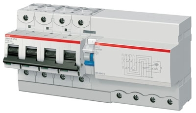 ABB 2CCC864006R0841 Residual Current Circuit Breakers with Overcurrent Protection - DS800S - Number of poles 4 - Tripping characteristic D - Rated current 125A - Rated Residual Operating Current 1A - selective