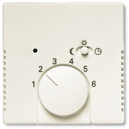 ABB 1710-0-3983 Плата центральная (накладка) для механизма терморегулятора (термостата) 1095 U, 1096 U, серия solo/future, цвет chalet-white