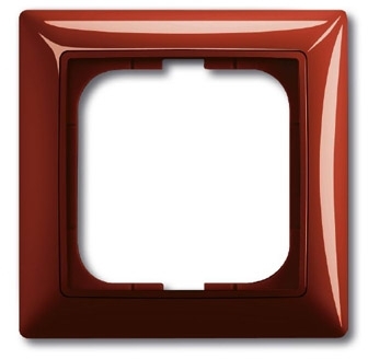 ABB 1725-0-1516 Рамка 1-постовая, серия Basic 55, цвет foyer-red