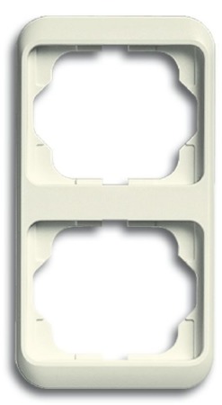 ABB 1754-0-3757 Рамка 2-постовая, вертикальная, серия alpha nea, цвет слоновая кость
