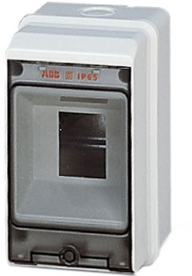 ABB 12742 FLY IP65 бокс настенный 2-4М прозр.дверь серый
