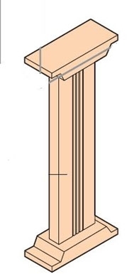 ABB 1SL0352A00 PEDESTAL-SIZE 1-2-3-4